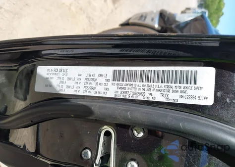 2016 Ram 1500 Big Horn из США, поврежденный, VIN 3C6RR7LT1GG220028